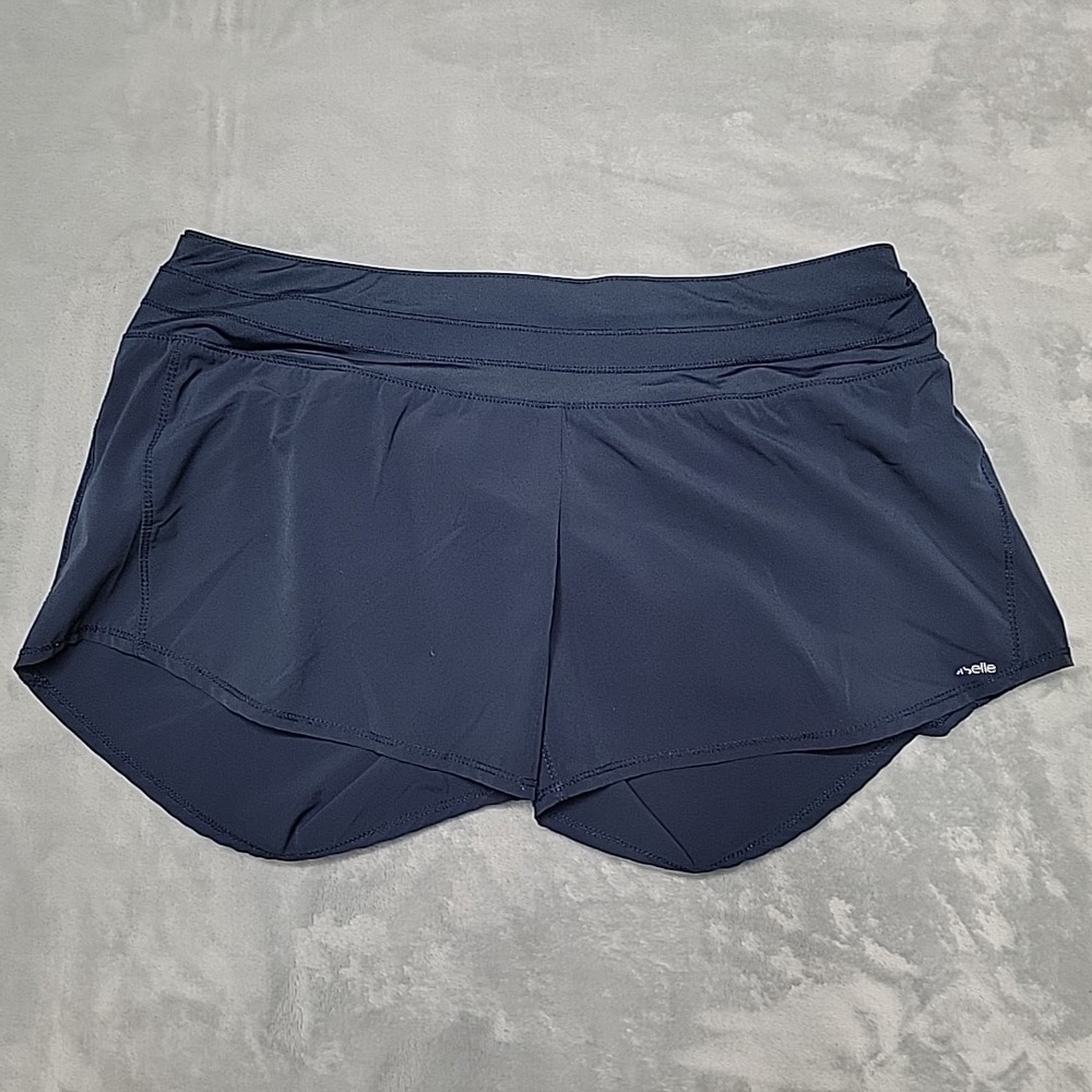 Oiselle Shorts Womens S Navy Blue Roga Running Athletic Gym Workout